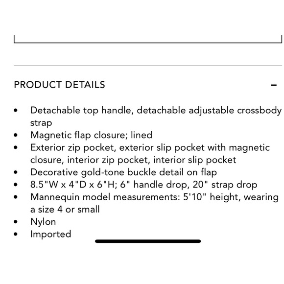 Tory Burch Tilda nylon crossbody. - Picture 9 of 9